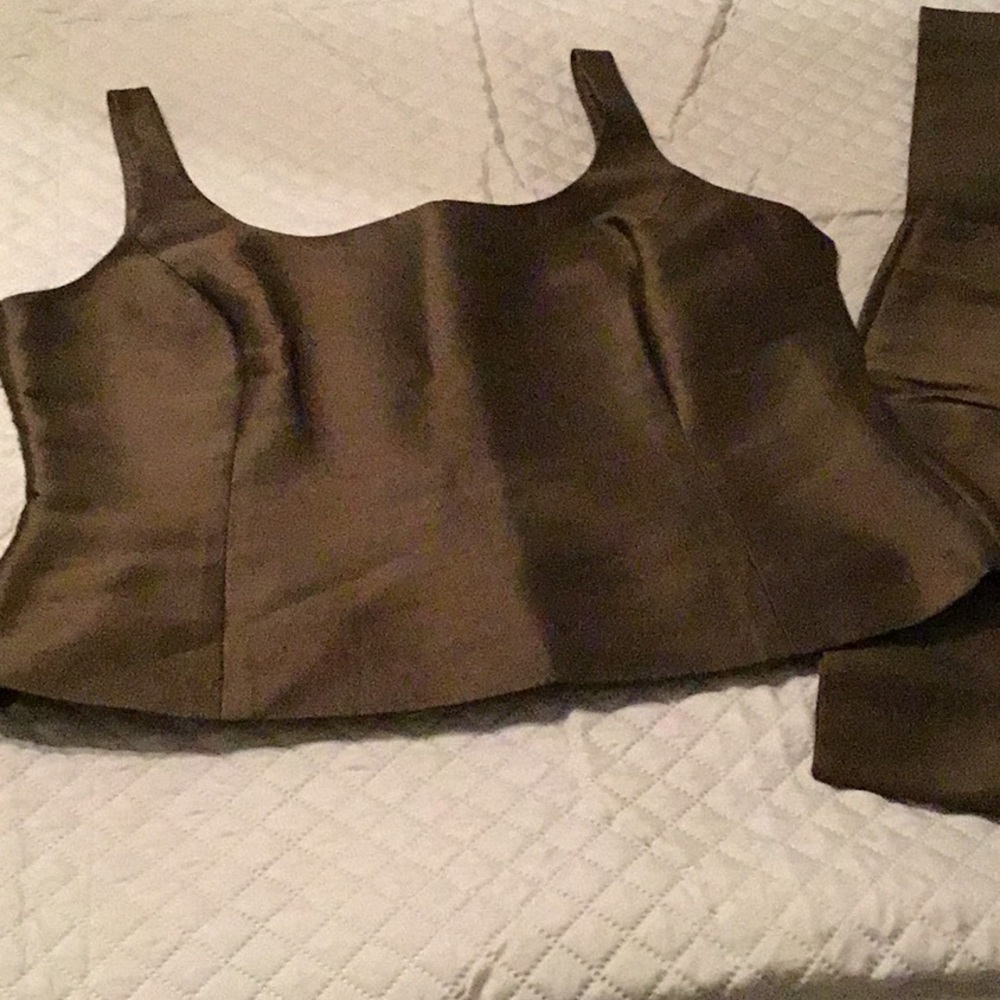 Ellen Tracy Silk pants with matching shell
